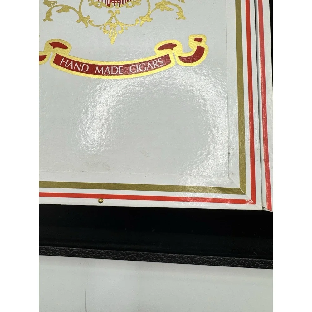 Primo del Rey Cigar Box Empty Wooden Humidor Style Box 15 Churchill Decor Storag